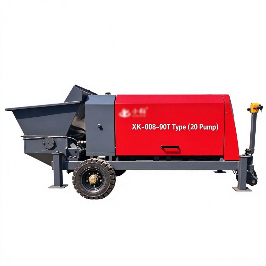 XK-008-90T - CONCRETE PUMP/MIXER - HHX Machinery | Construction Equipment Manufacturer & Supplier